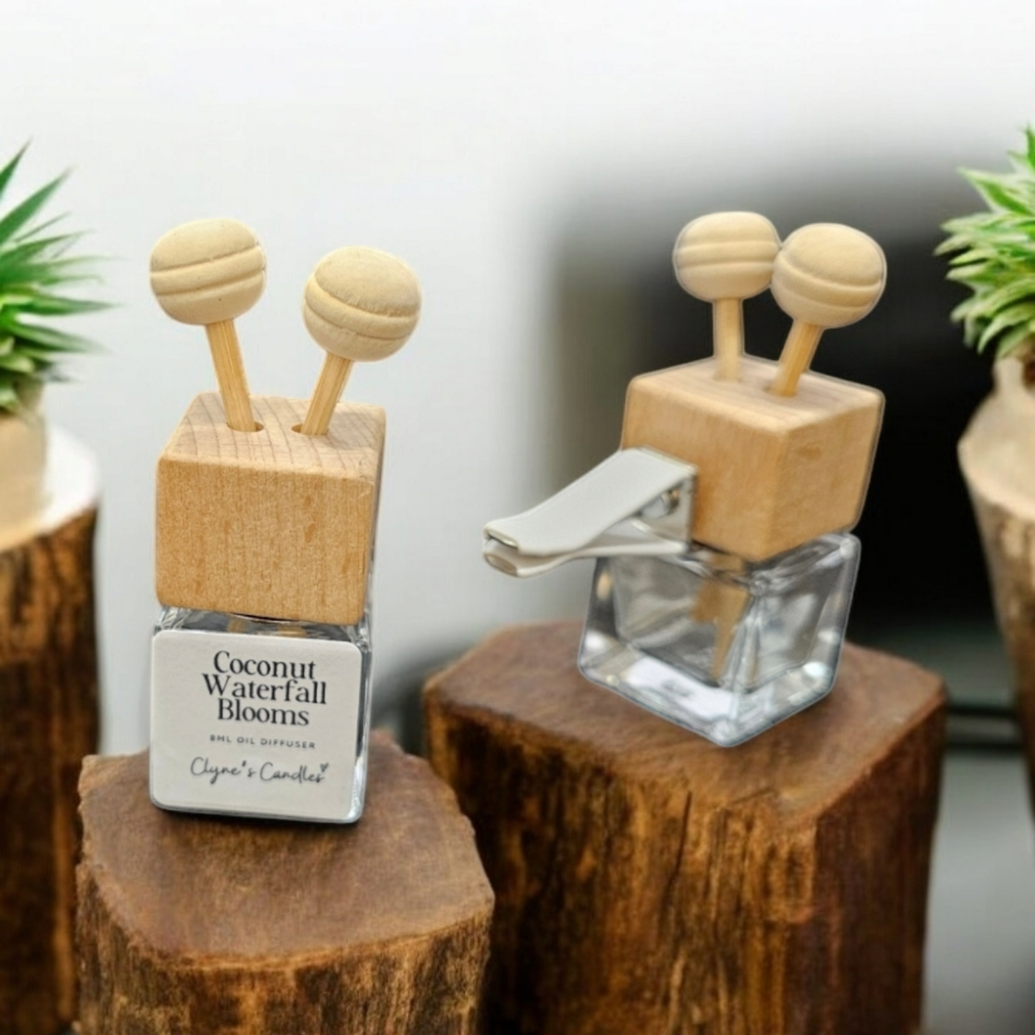 Coconut waterfall scented car freshener