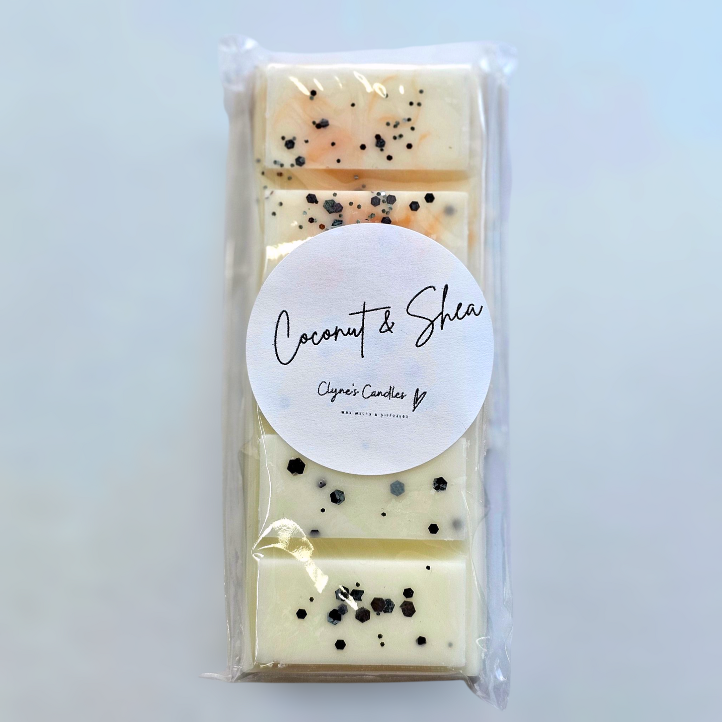 Handmade soy wax melt bar in designer dupe fragrance – long lasting, highly scented home fragrance alternative to candles, eco-friendly and vegan wax melts from Clyne’s Candles Scotland