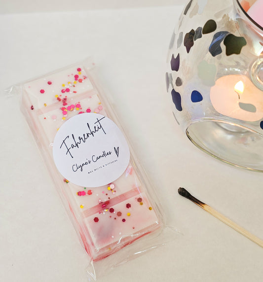 Dior Fahrenheit soy wax melt bar by Clyne's Candles - designer inspired snapbar with a strong masculine scent