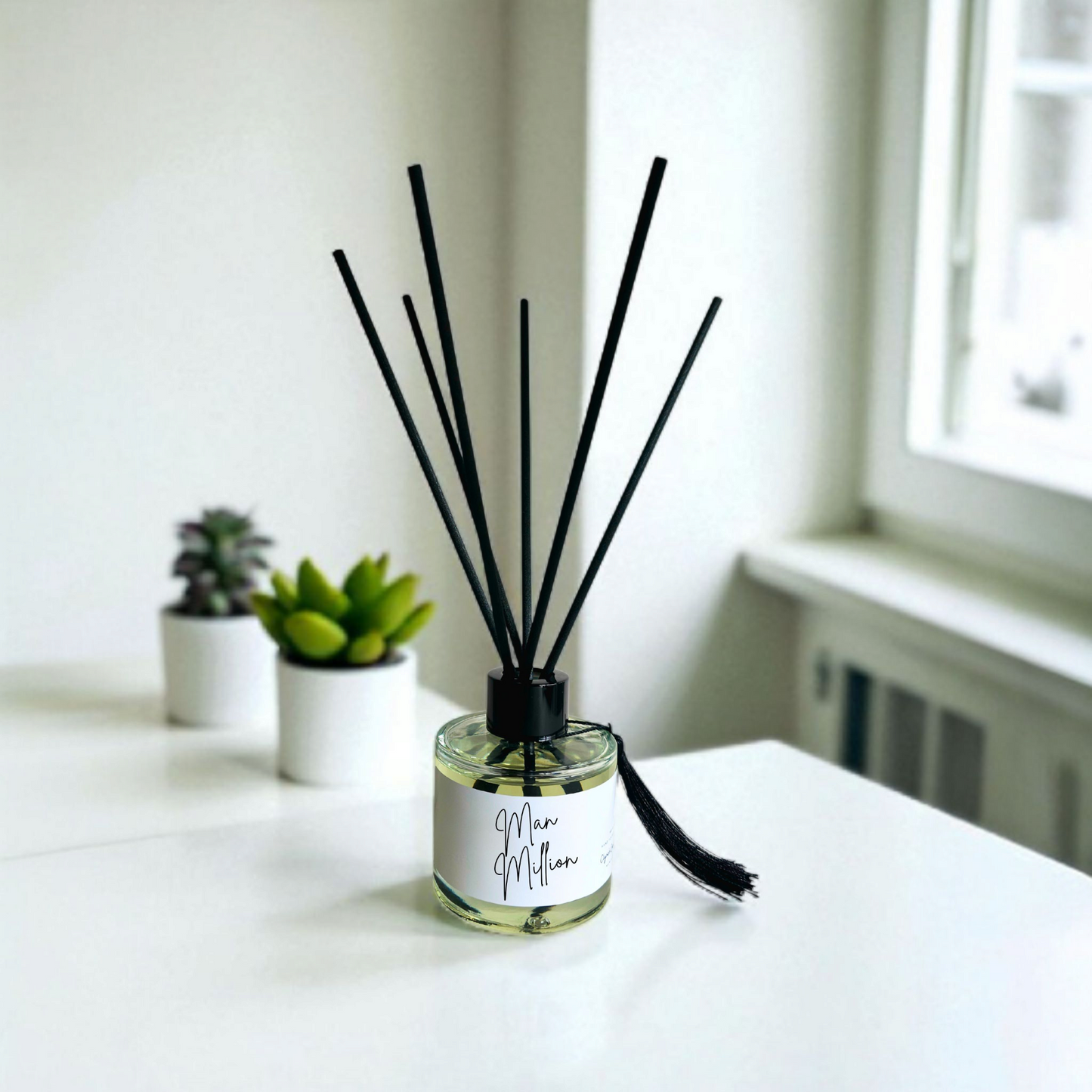 Handmade fibre reed diffuser – highly scented, long lasting luxury home fragrance, in designer inspired fragrances by Clyne's Candles