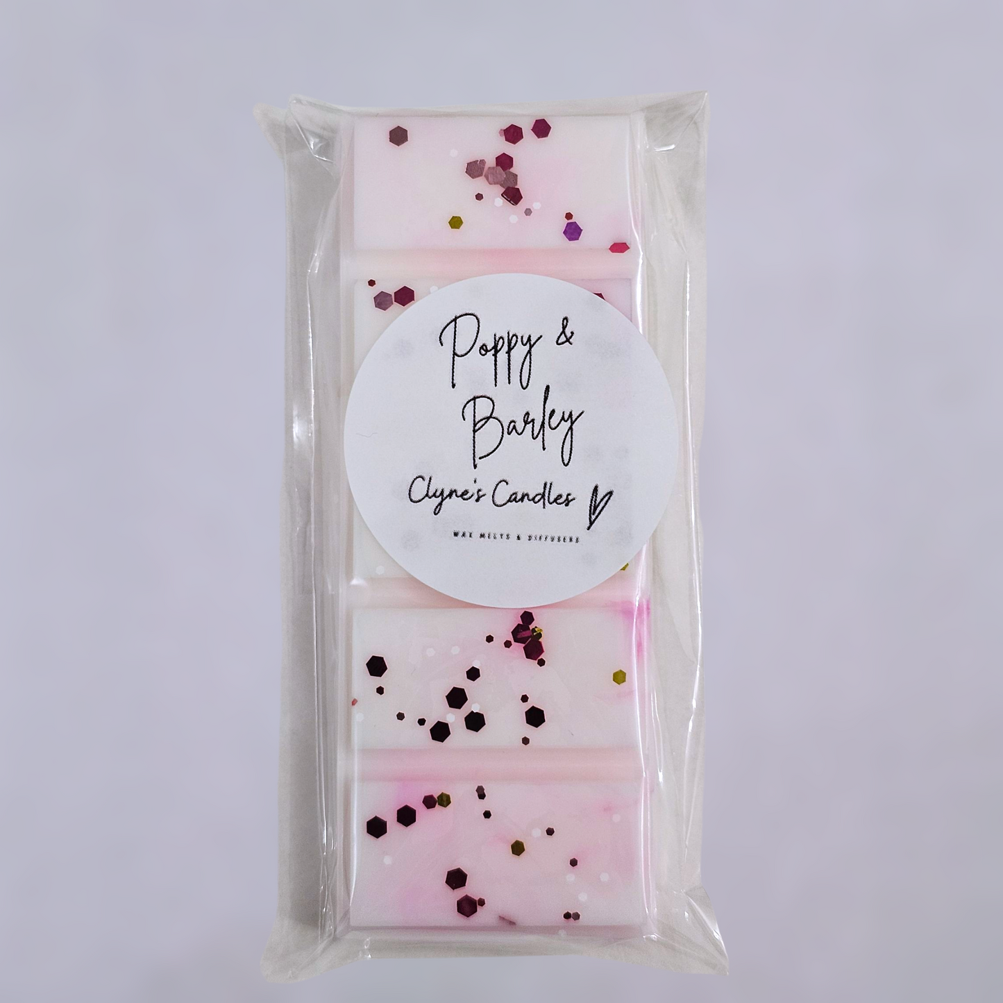 Handmade soy wax melt bar in designer dupe fragrance – long lasting, highly scented home fragrance alternative to candles, eco-friendly and vegan wax melts from Clyne’s Candles Scotland