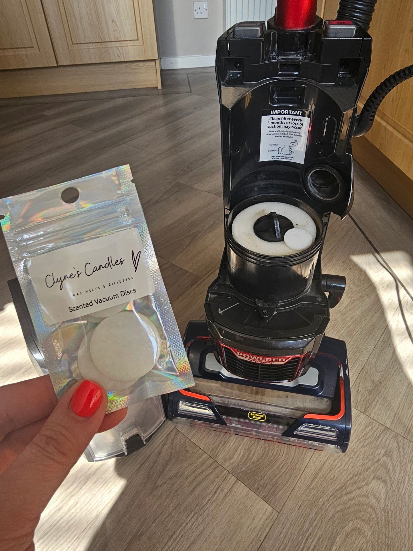 Prevents vacuums/hoovers smelling like dust or pets by Clyne's Candles and Wax Melts - Kirriemuir