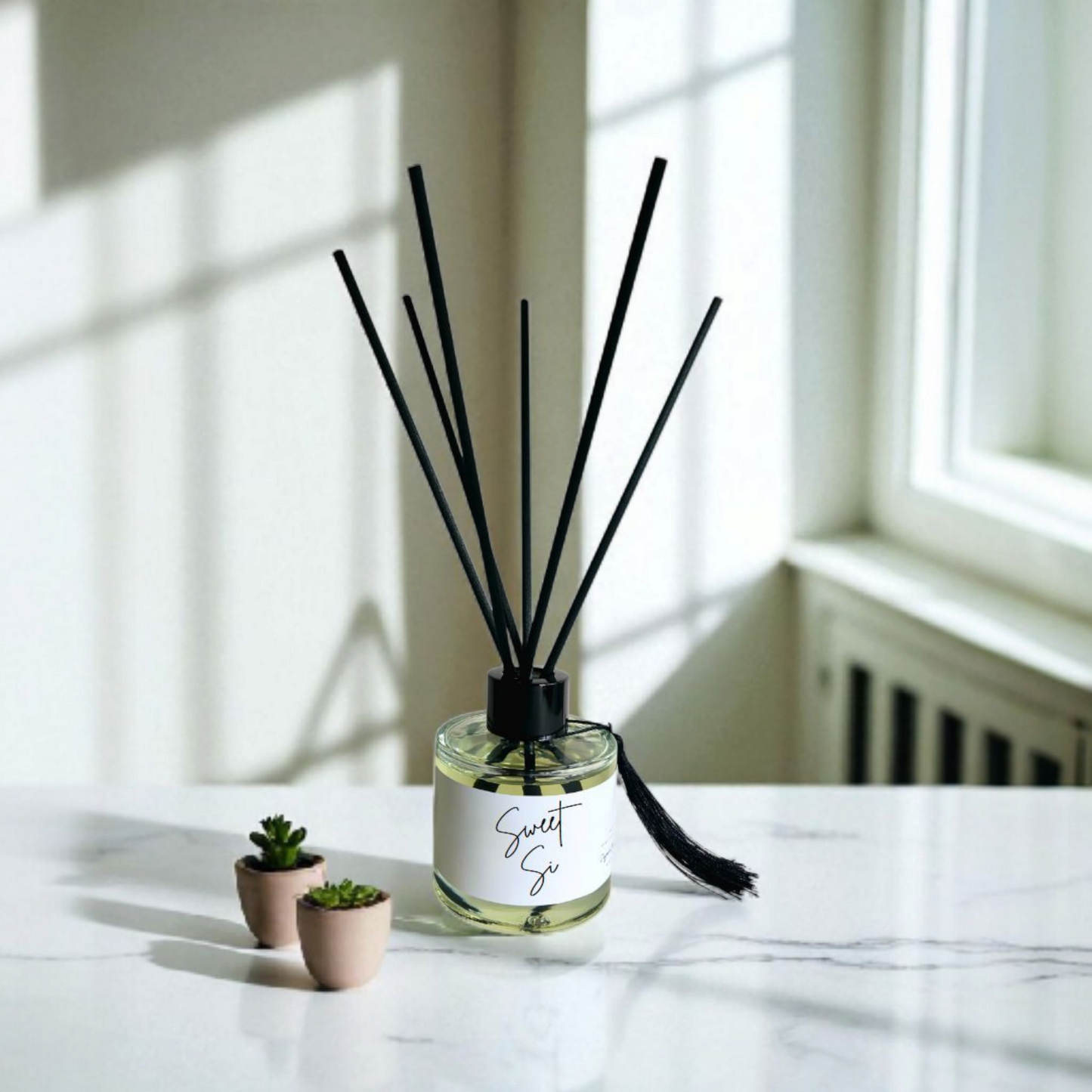 Handmade fibre reed diffuser – highly scented, long lasting luxury home fragrance, in designer inspired fragrances by Clyne's Candles