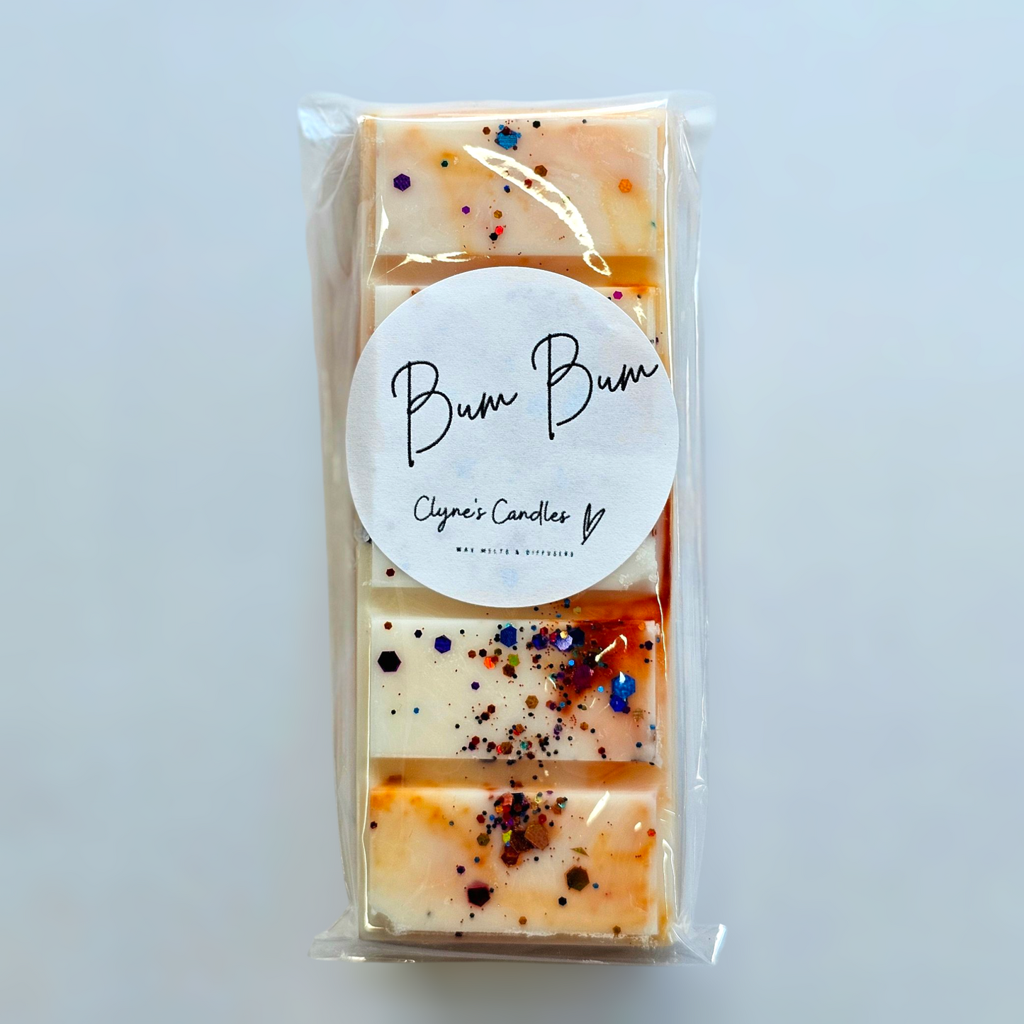 Handmade soy wax melt bar in designer dupe fragrance – long lasting, highly scented home fragrance alternative to candles, eco-friendly and vegan wax melts from Clyne’s Candles Scotland