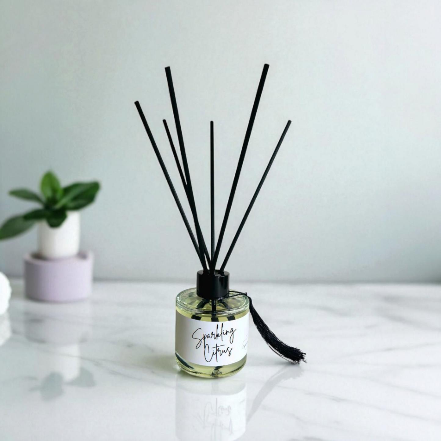 Handmade fibre reed diffuser – highly scented, long lasting luxury home fragrance, in designer inspired fragrances by Clyne's Candles