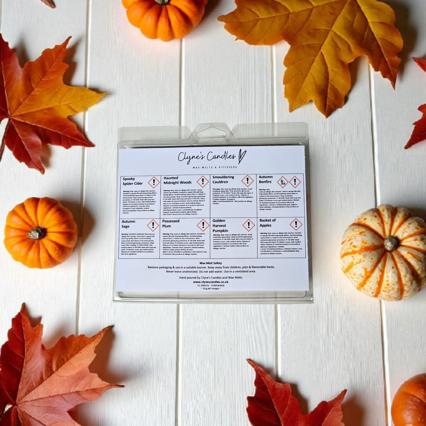 Pumpkin Wax Melt Tray